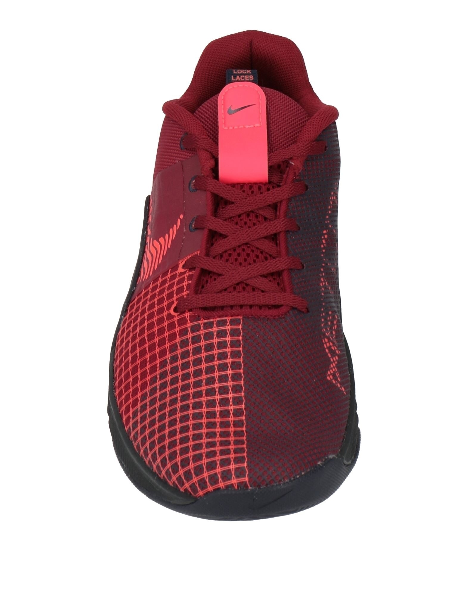 Burgundy Men's Sneakers - 4