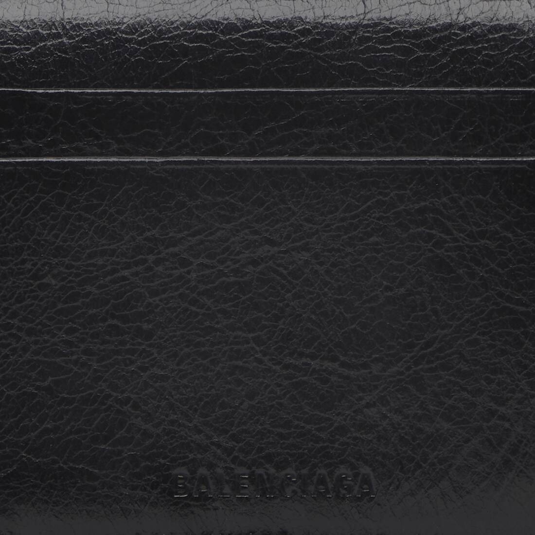 Women's Le Cagole Flap Coin Card Holder in Black - 4
