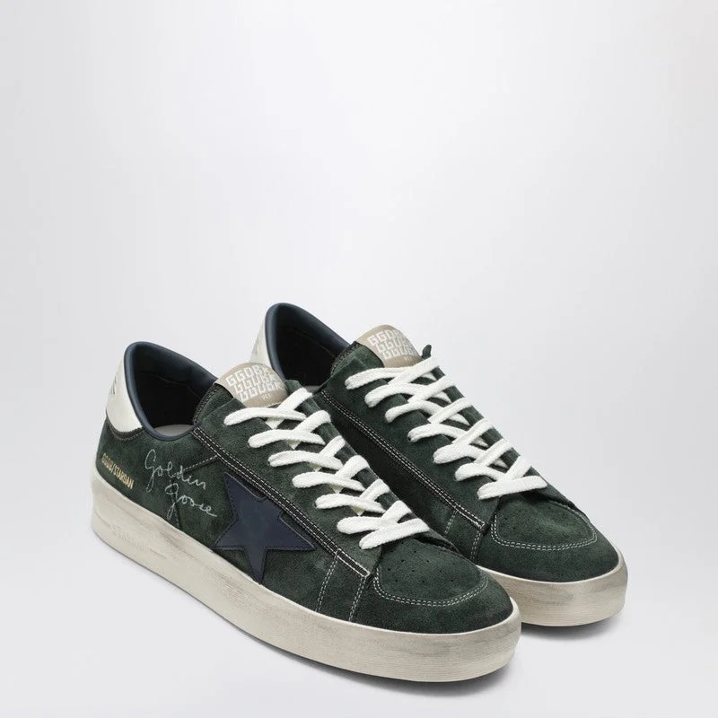Golden Goose Green And Blue Stardan Sneaker Men - 1