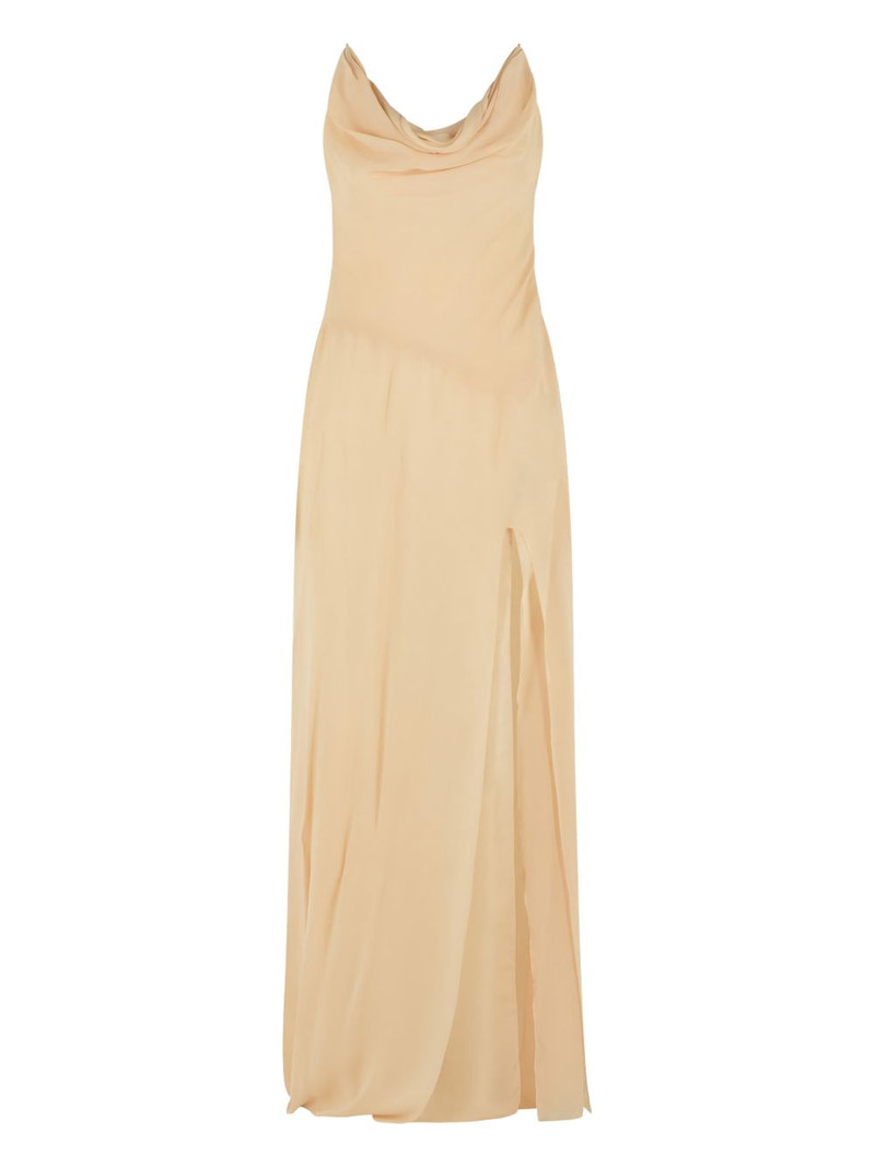 cowl-neck maxi dress 1