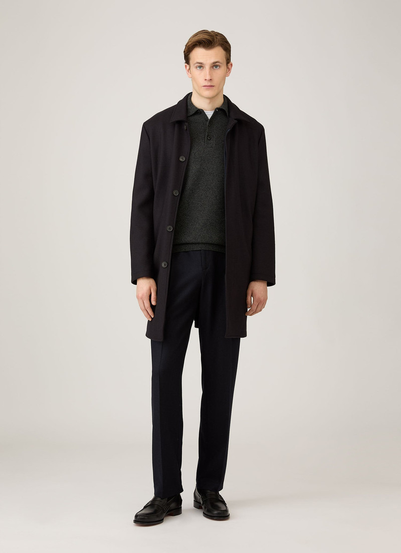 Sunspel Lambswool Polo Shirt outlook