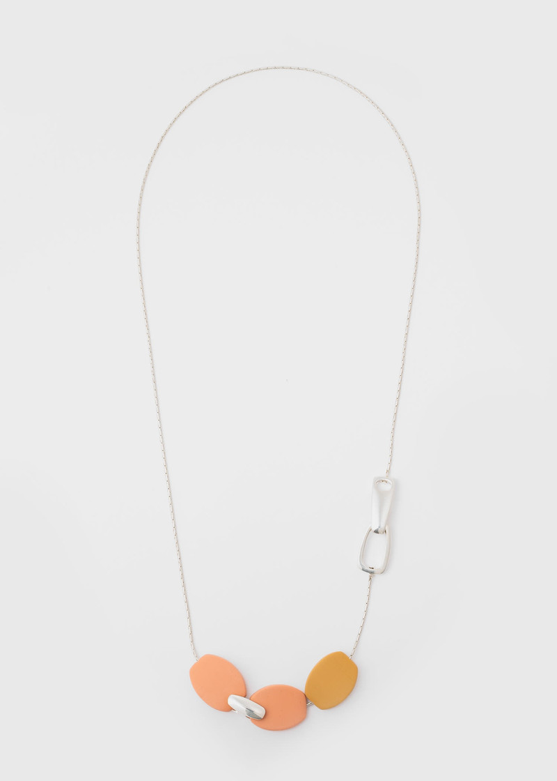Paul Smith 'Barbara' Beaded Sterling Silver Necklace outlook