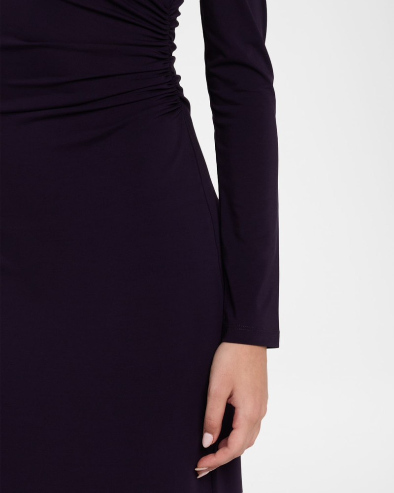 Ruched Jersey Column Gown 5