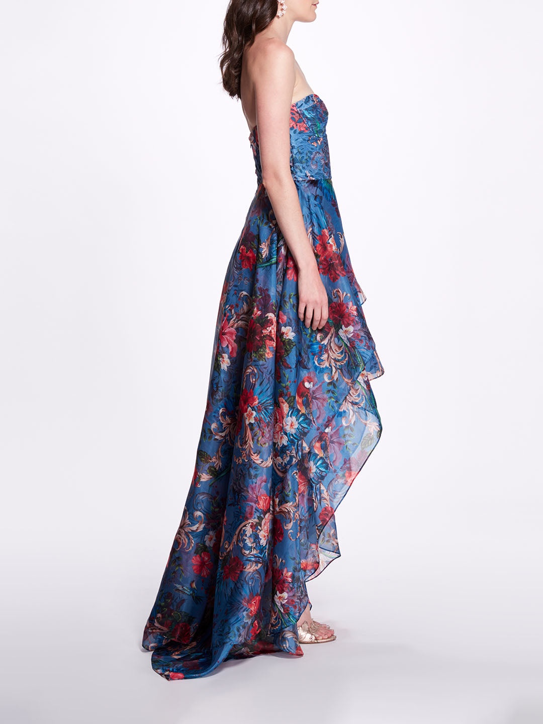 HIGH-LOW SWEETHEART GOWN - 2