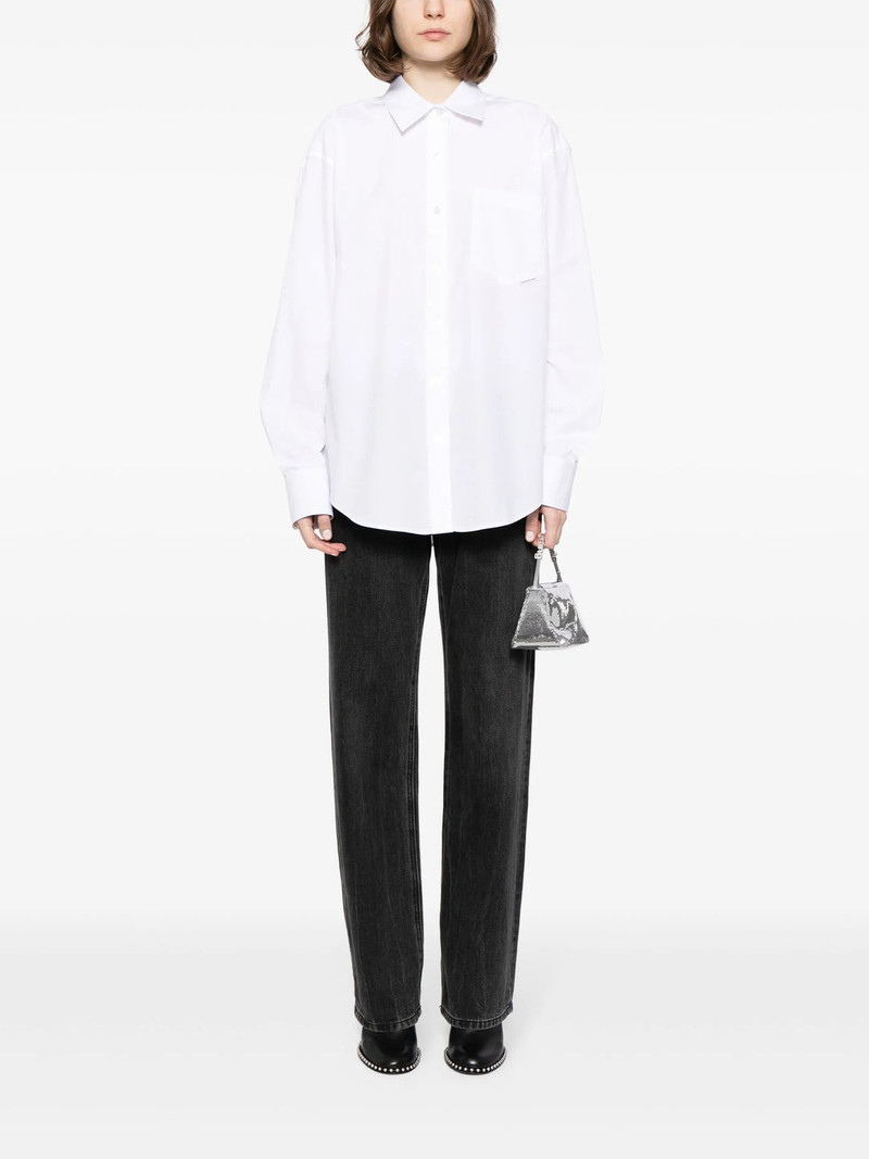 alexanderwang.t Boyfriend Shirt With Logo Flag outlook