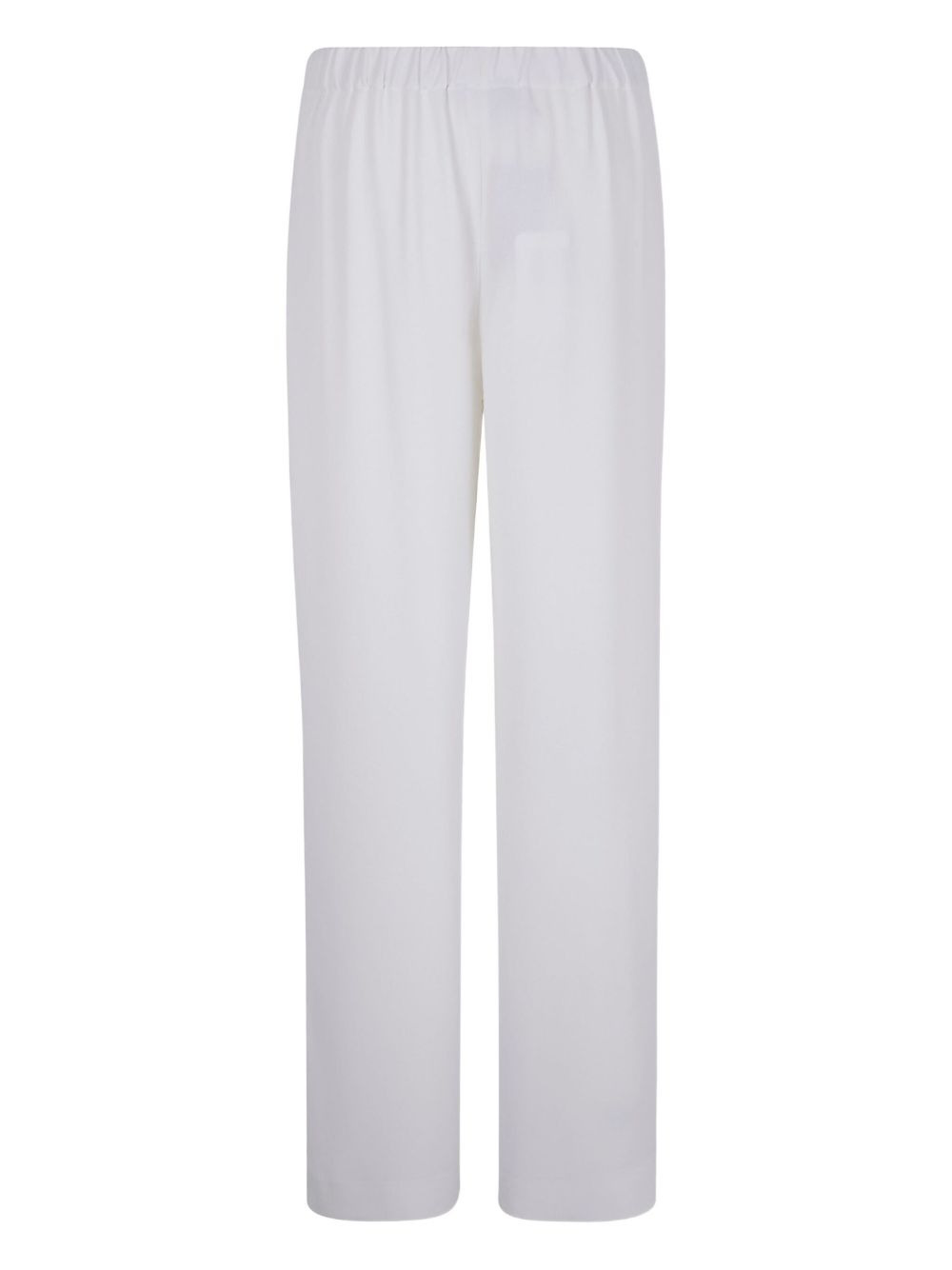 pleated-front straight trousers - 2