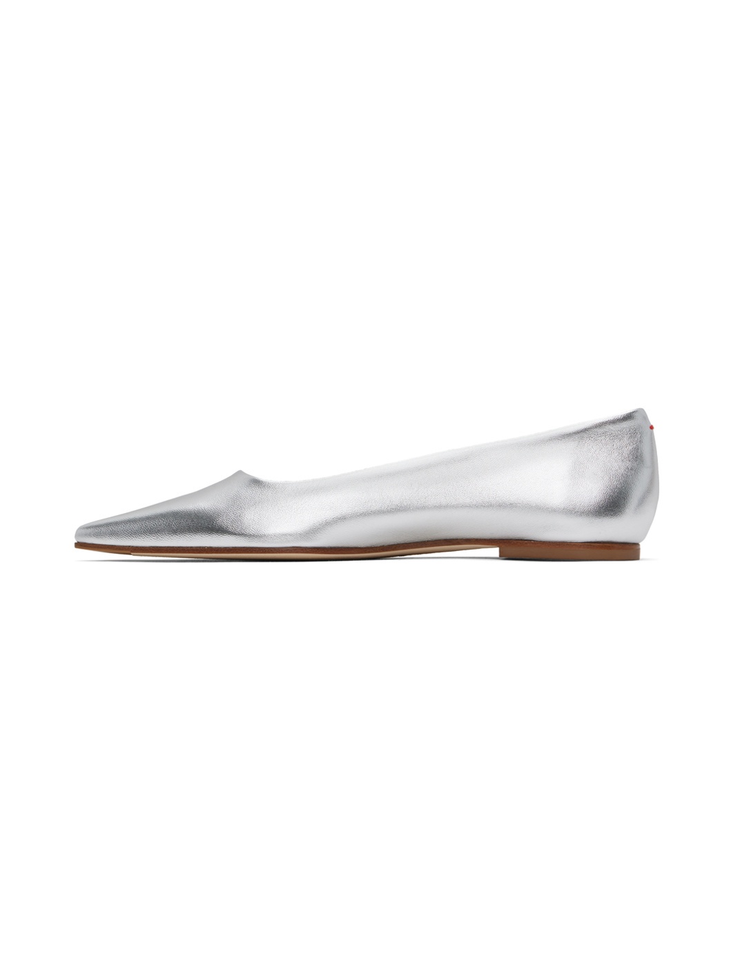 Silver Cassy Ballerina Flats - 3