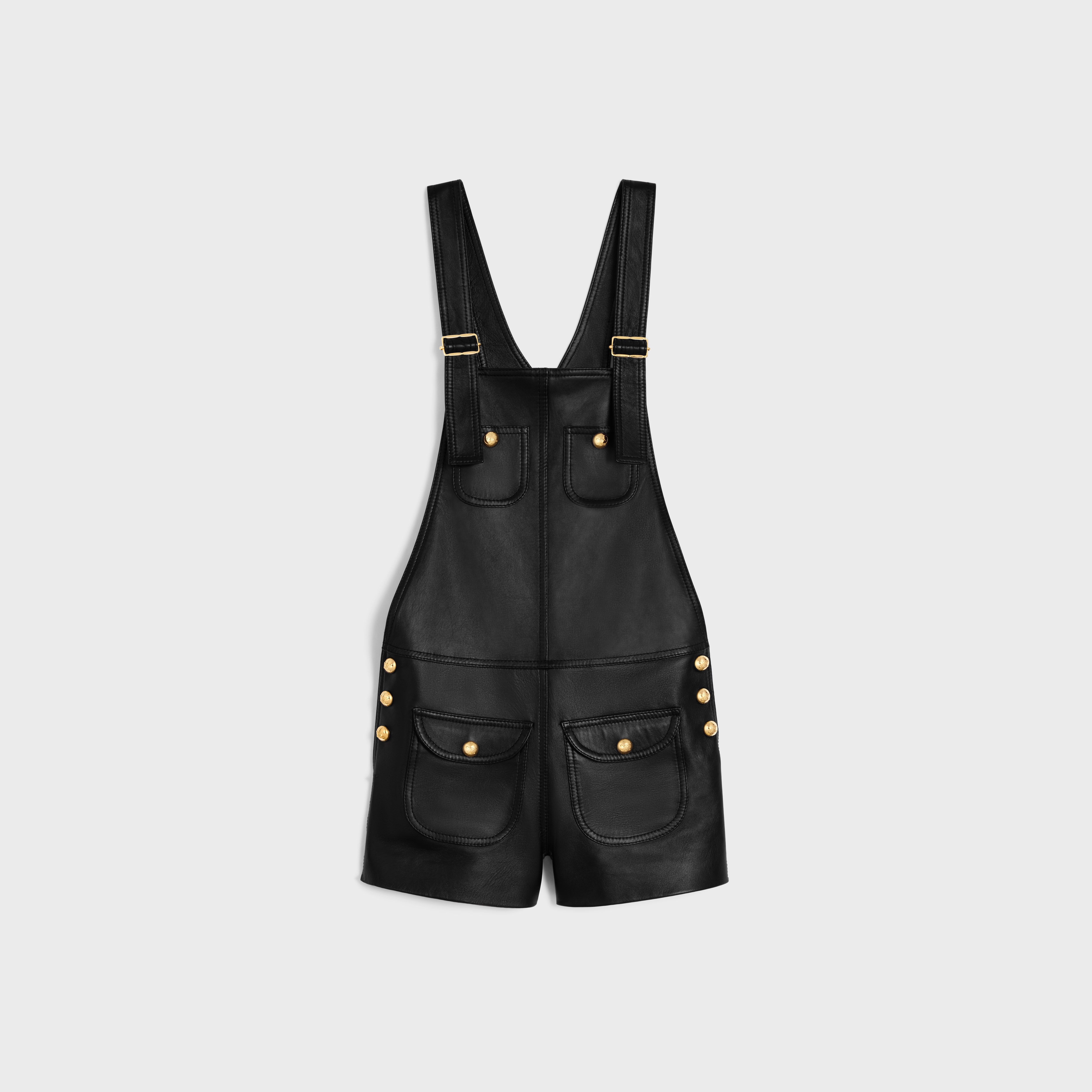 playsuit in soft lambskin - 1