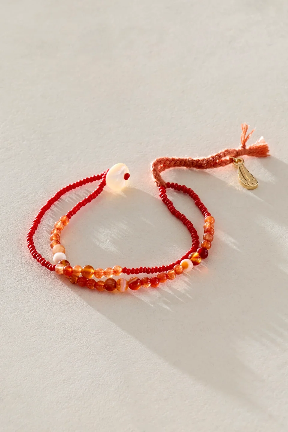 Halo Semiprecious Stone Bracelet - 1