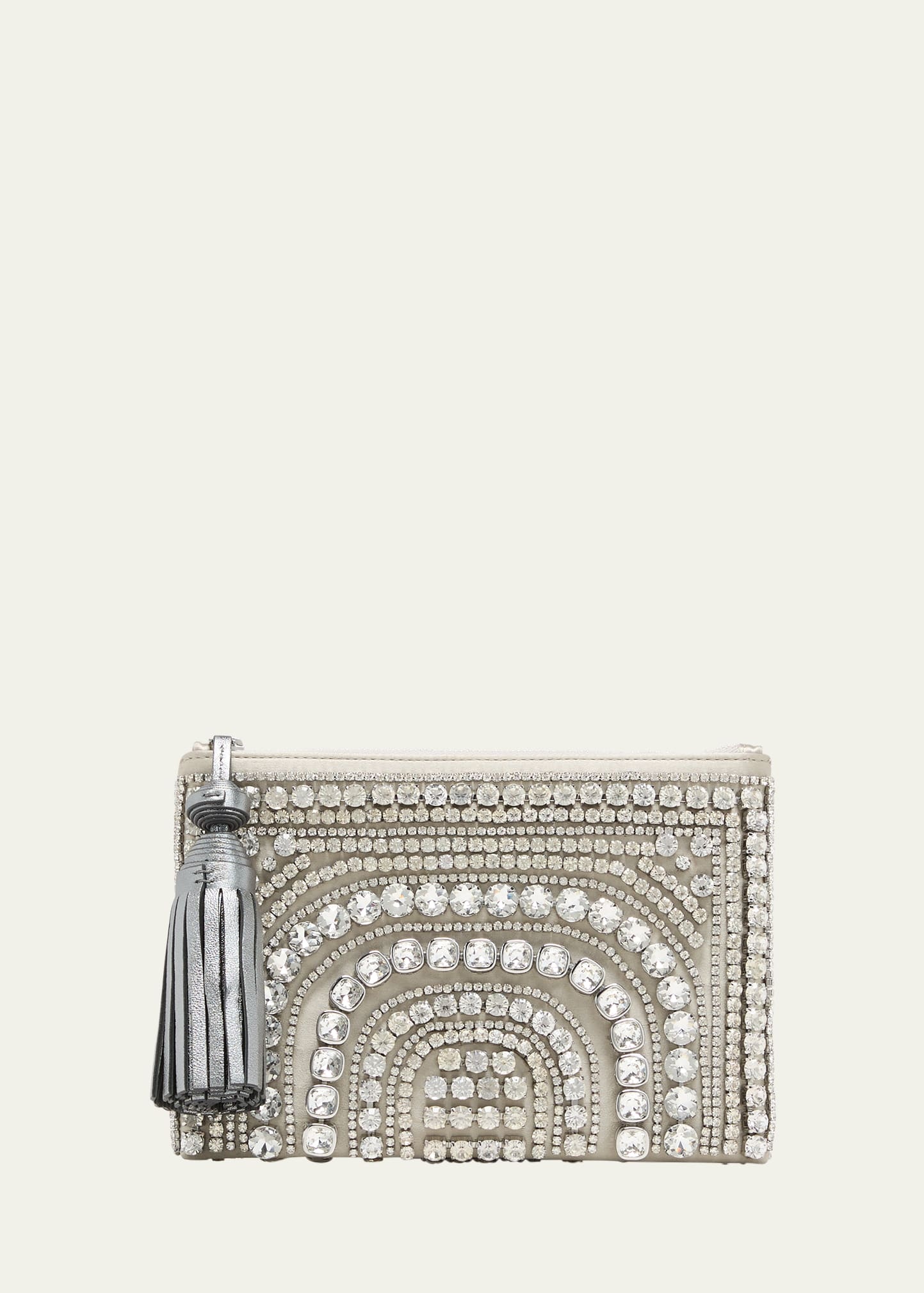 Georgiana Small Crystal Clutch Bag - 1