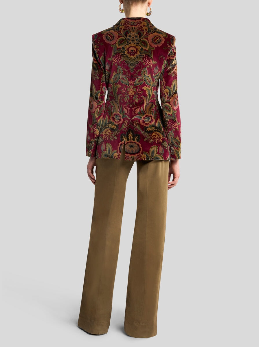 VELVET JACKET WITH PRINT - 4