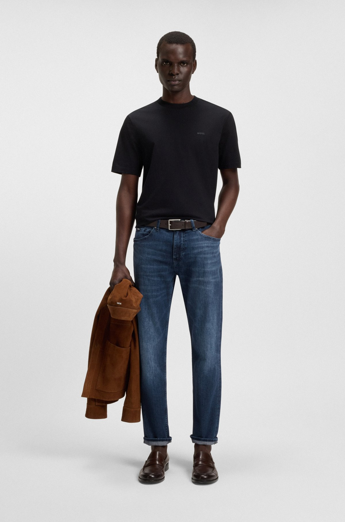 REGULAR-FIT JEANS IN SUPER-SOFT STRETCH DENIM - 3