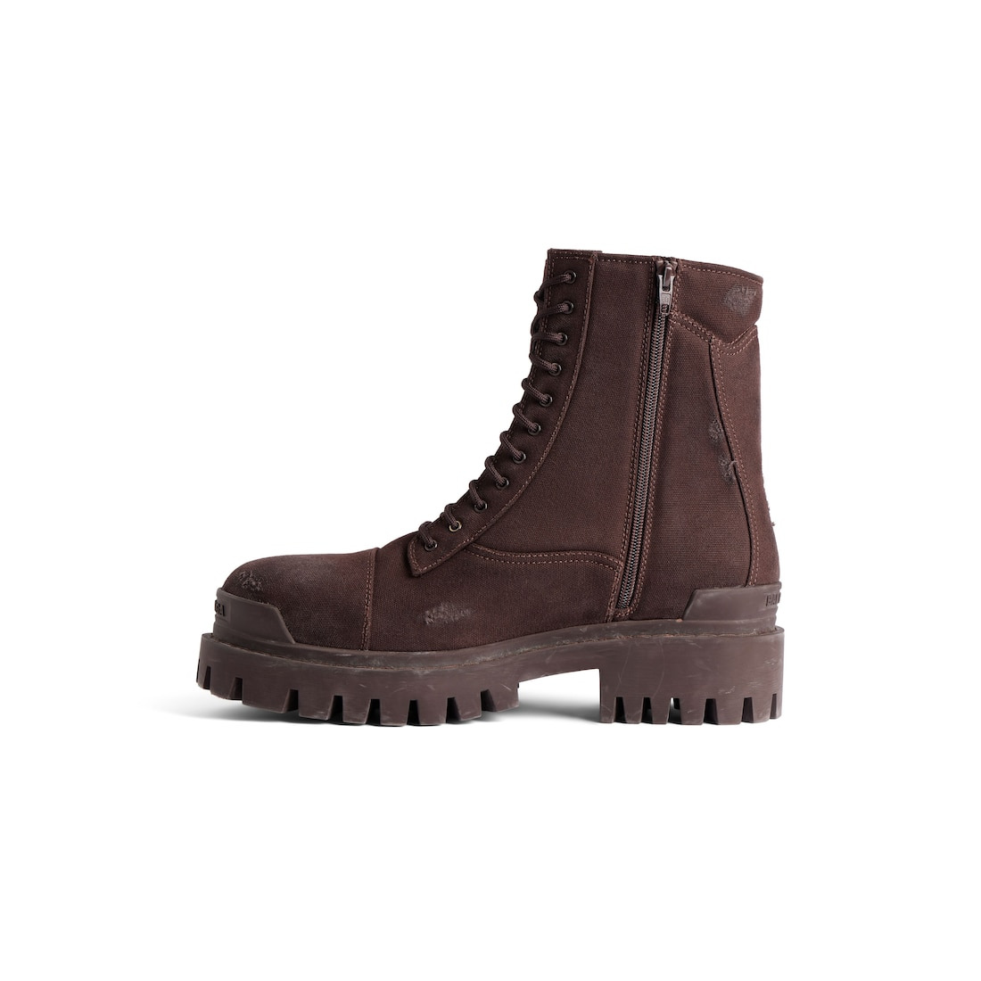 Men's Combat Strike Boot in Dark Brown - 4
