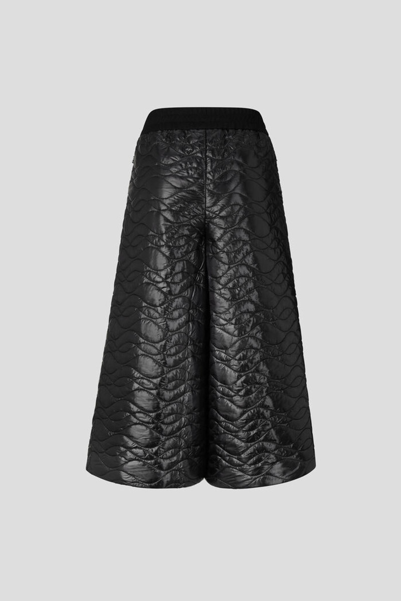Mina Quilted culottes in Black 6