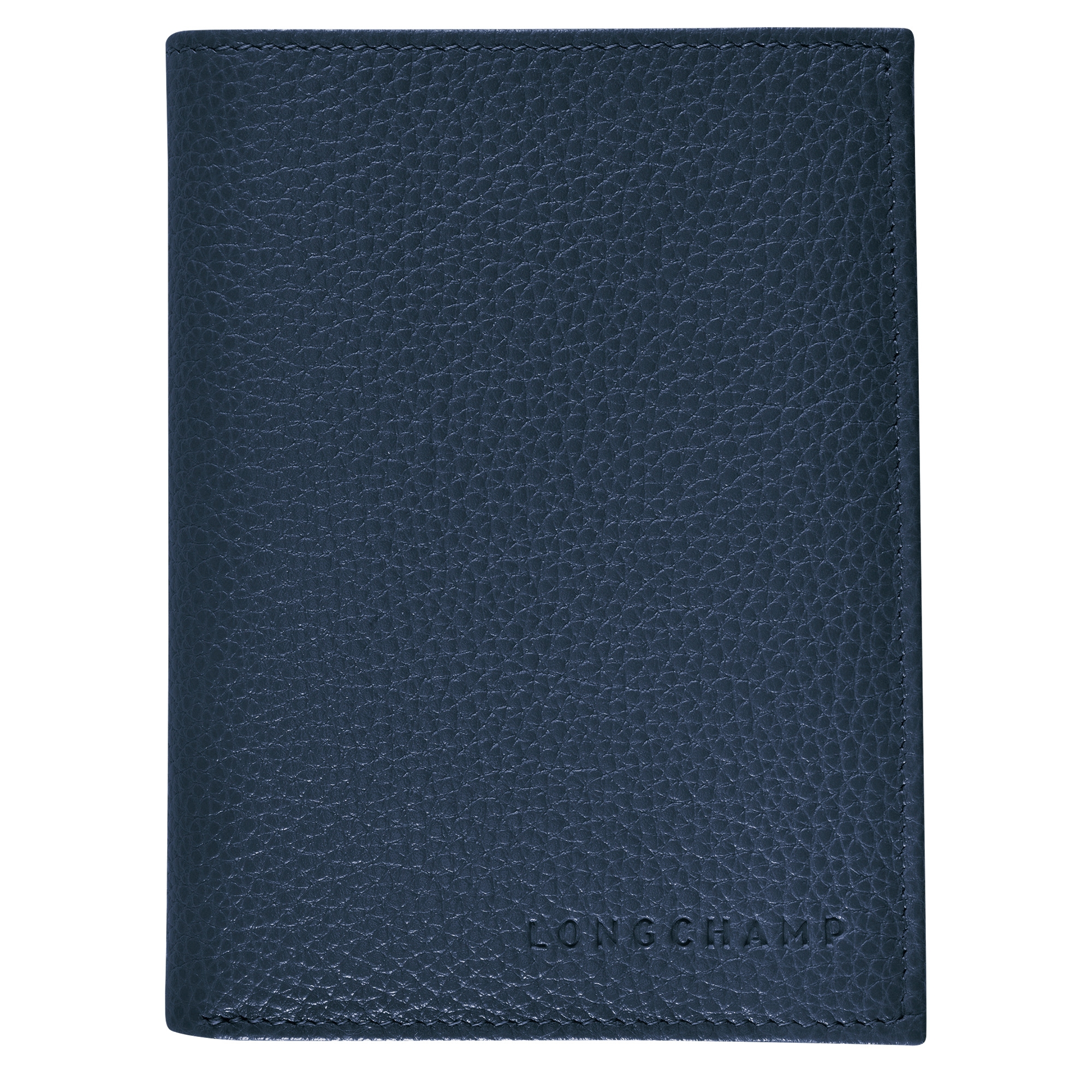 Le Foulonné Wallet Navy - Leather - 1
