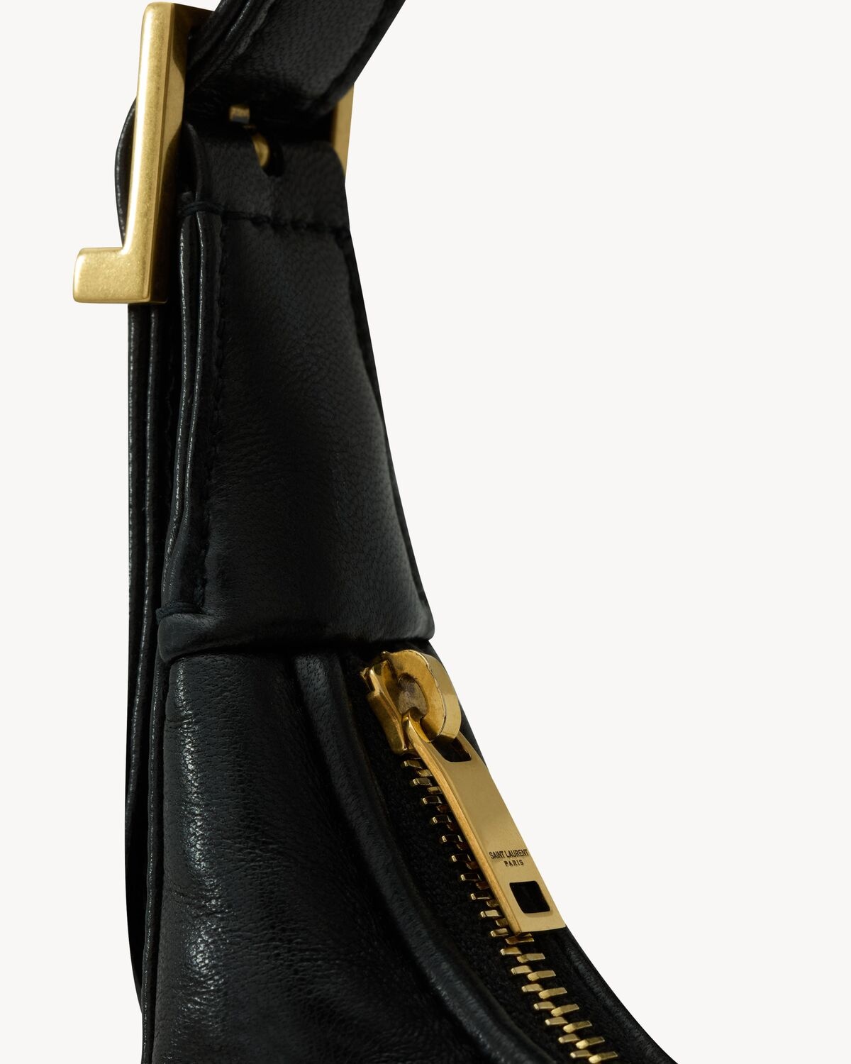 SAINT LAURENT CALYPSO MINI HOBO IN PLUNGED LAMBSKIN | REVERSIBLE
