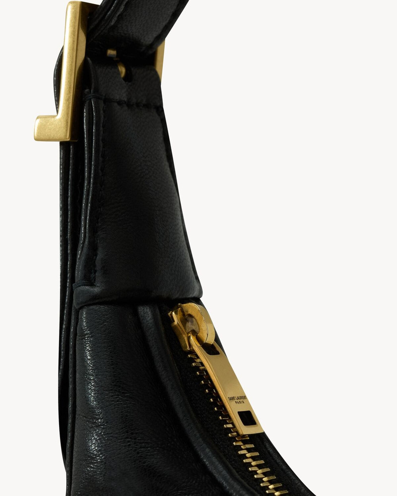 CALYPSO MINI HOBO IN PLUNGED LAMBSKIN 5