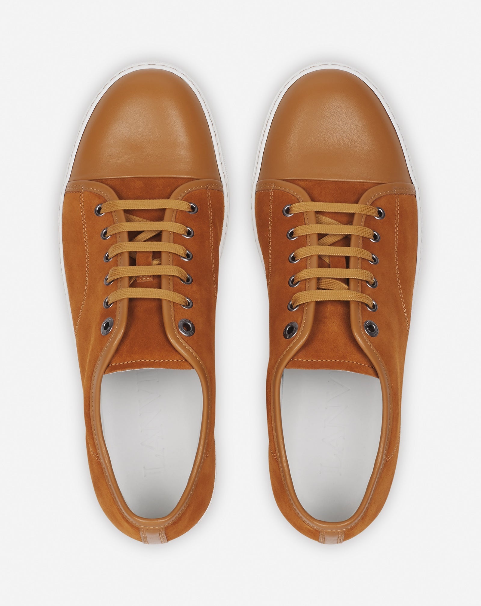 DBB1 LEATHER AND SUEDE SNEAKERS - 3