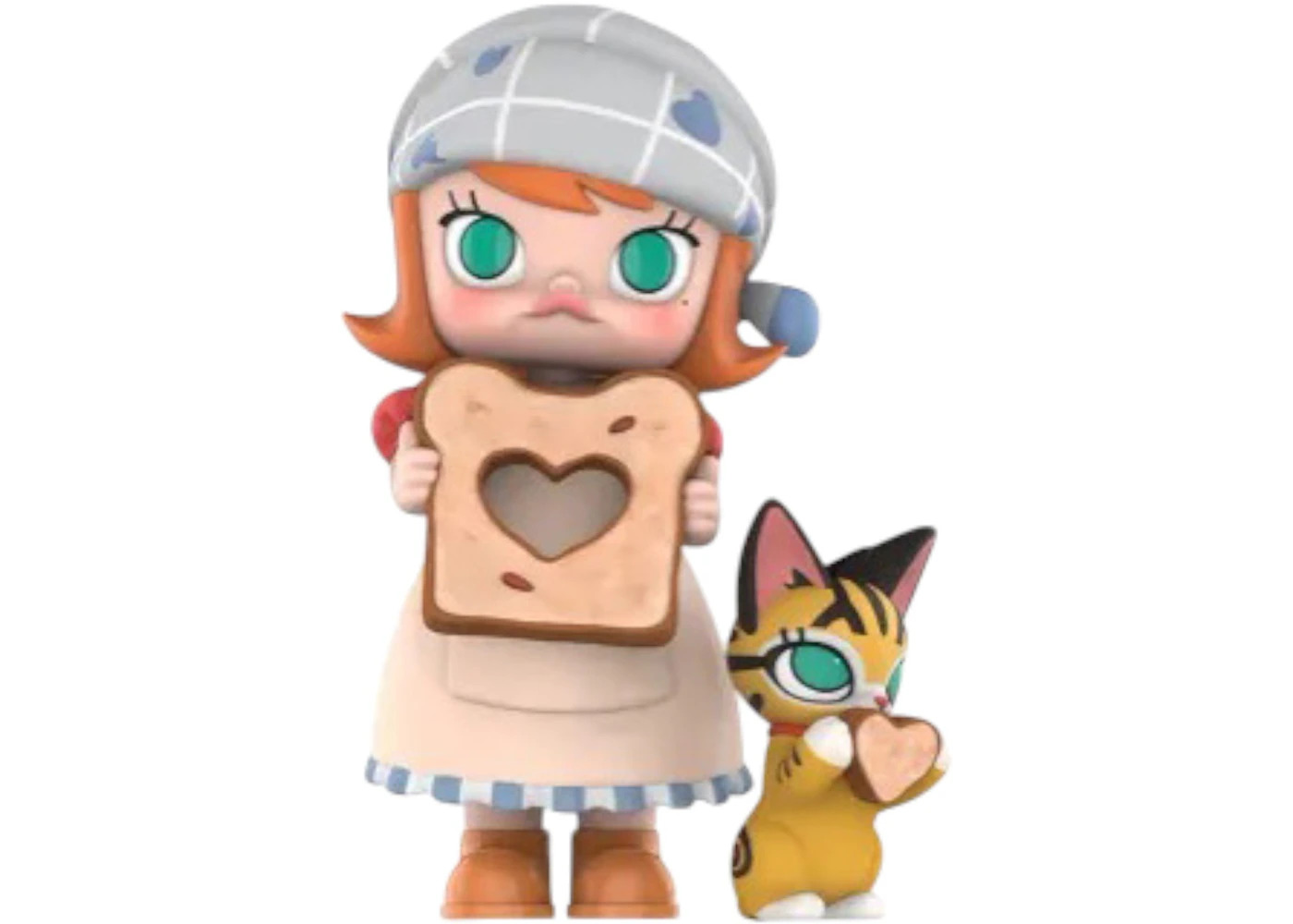 Pop Mart Molly Carb-Lover Series Heart to Heart Toast Figure - 1