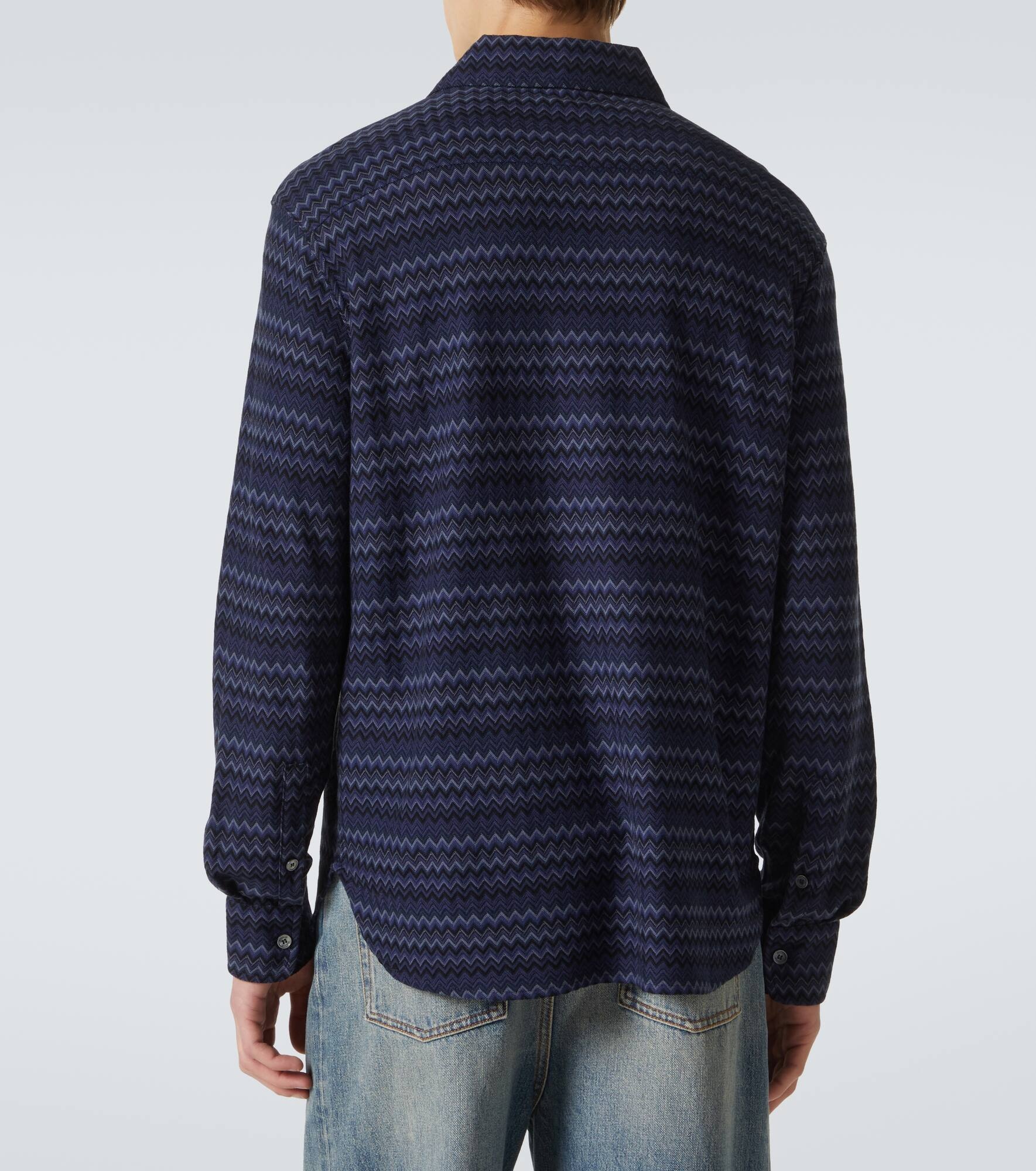 Zigzag cotton shirt - 4