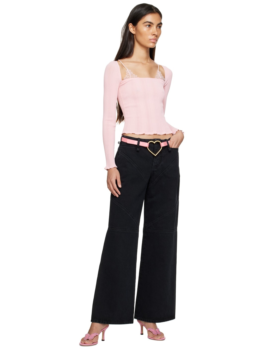 Black Combat Jeans - 5