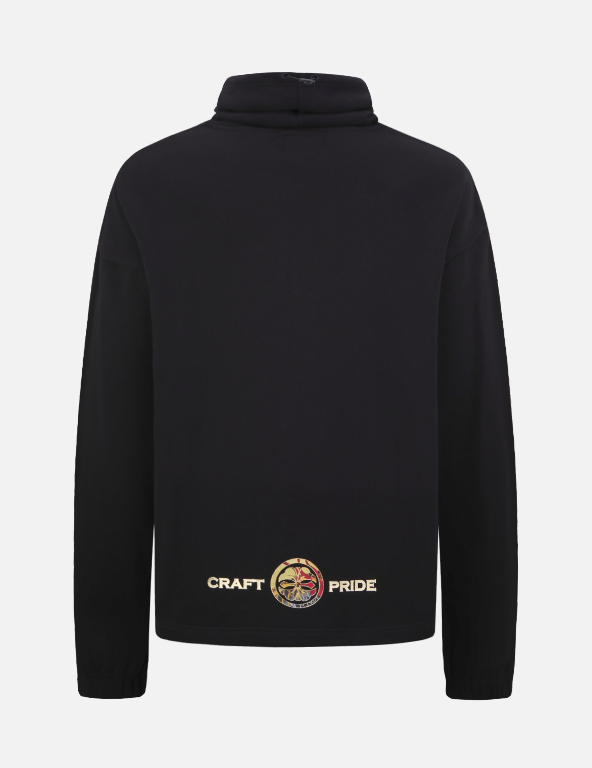 KAMON AND LOGO PRINT TURTLENECK SWEATSHIRT - 2