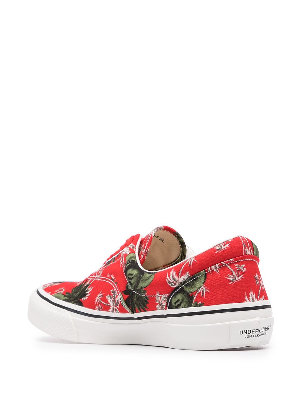 palm tree-print sneakers - 3
