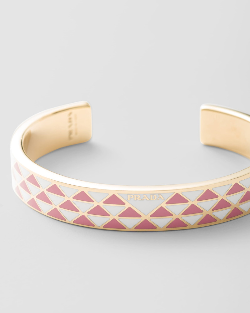 Prada Enameled metal bracelet outlook