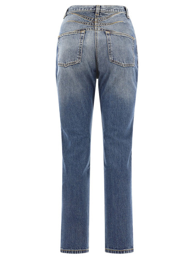 Alaïa Straight-Leg Jeans Blue outlook