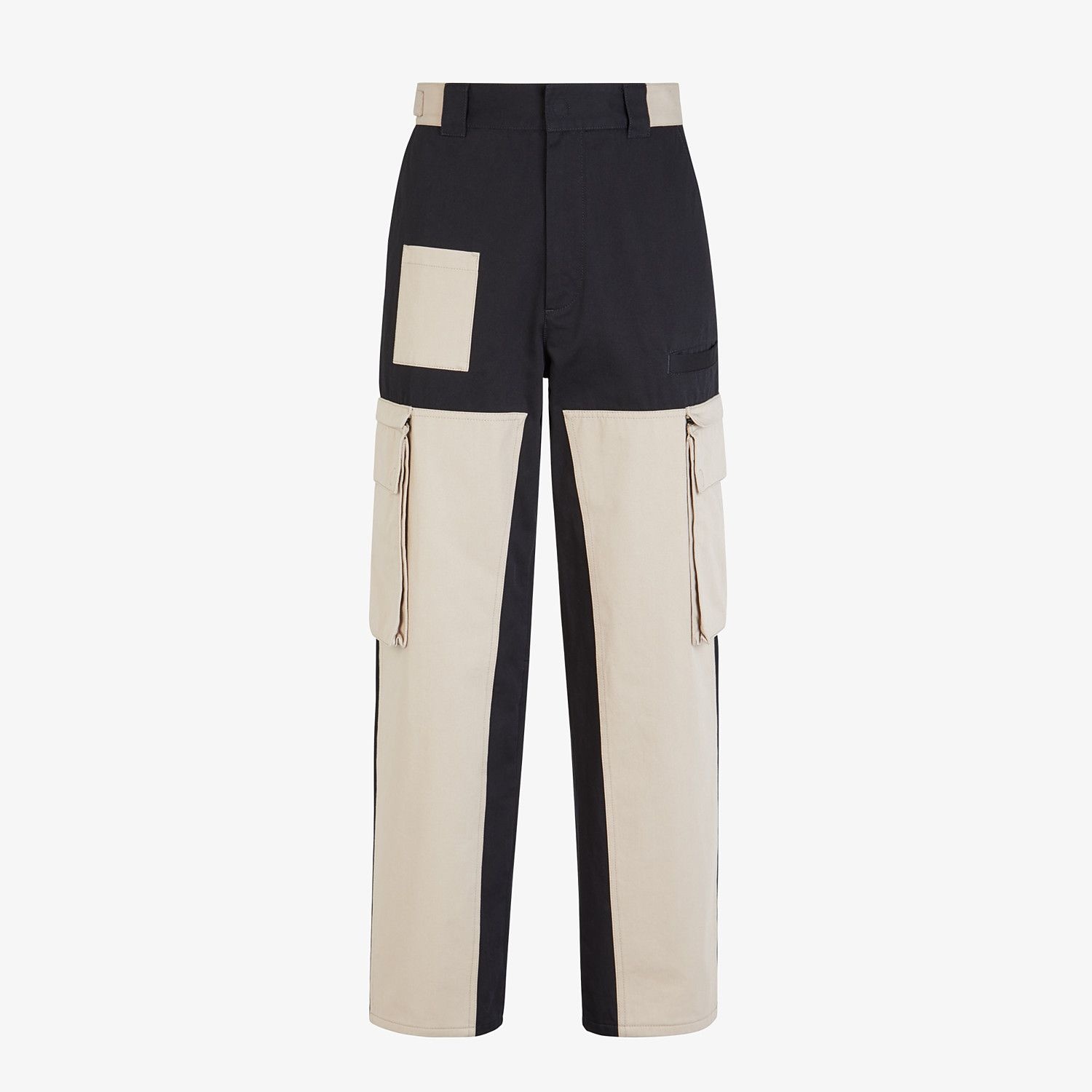 Multicolor gabardine pants - 1