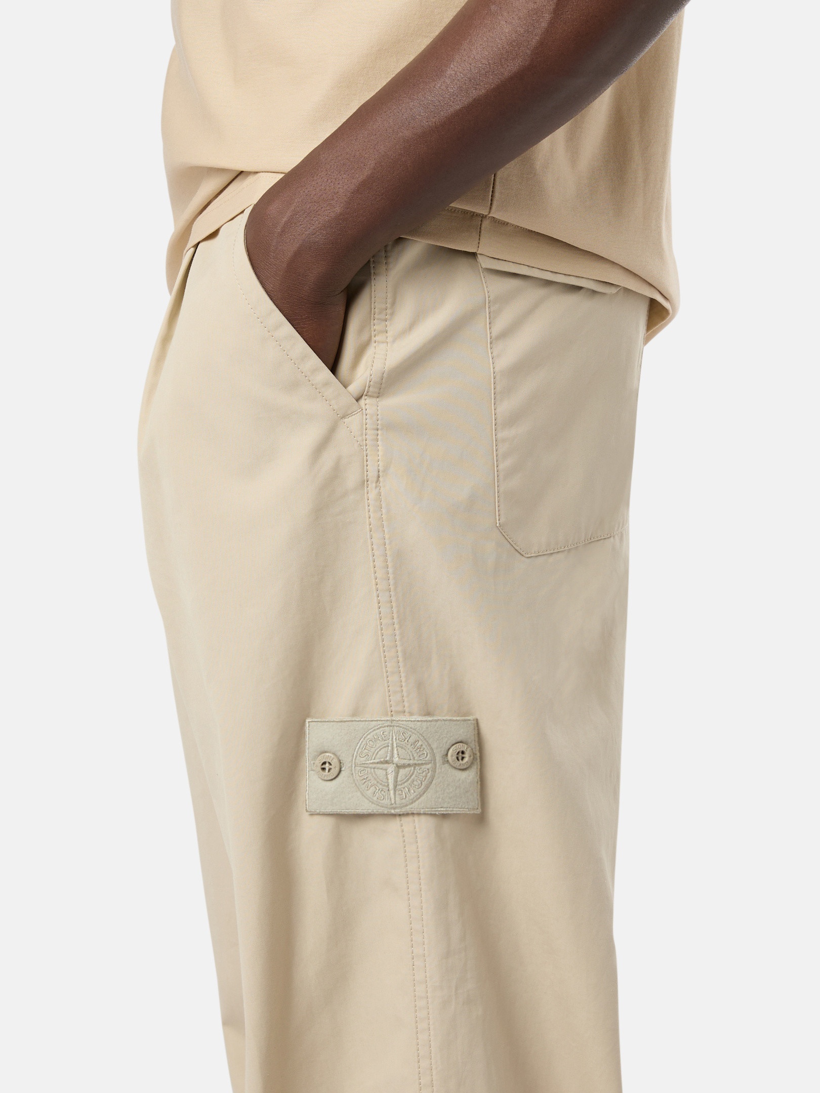 312F1 WEATHERPROOF COTTON CANVAS_STONE ISLAND GHOST - 3