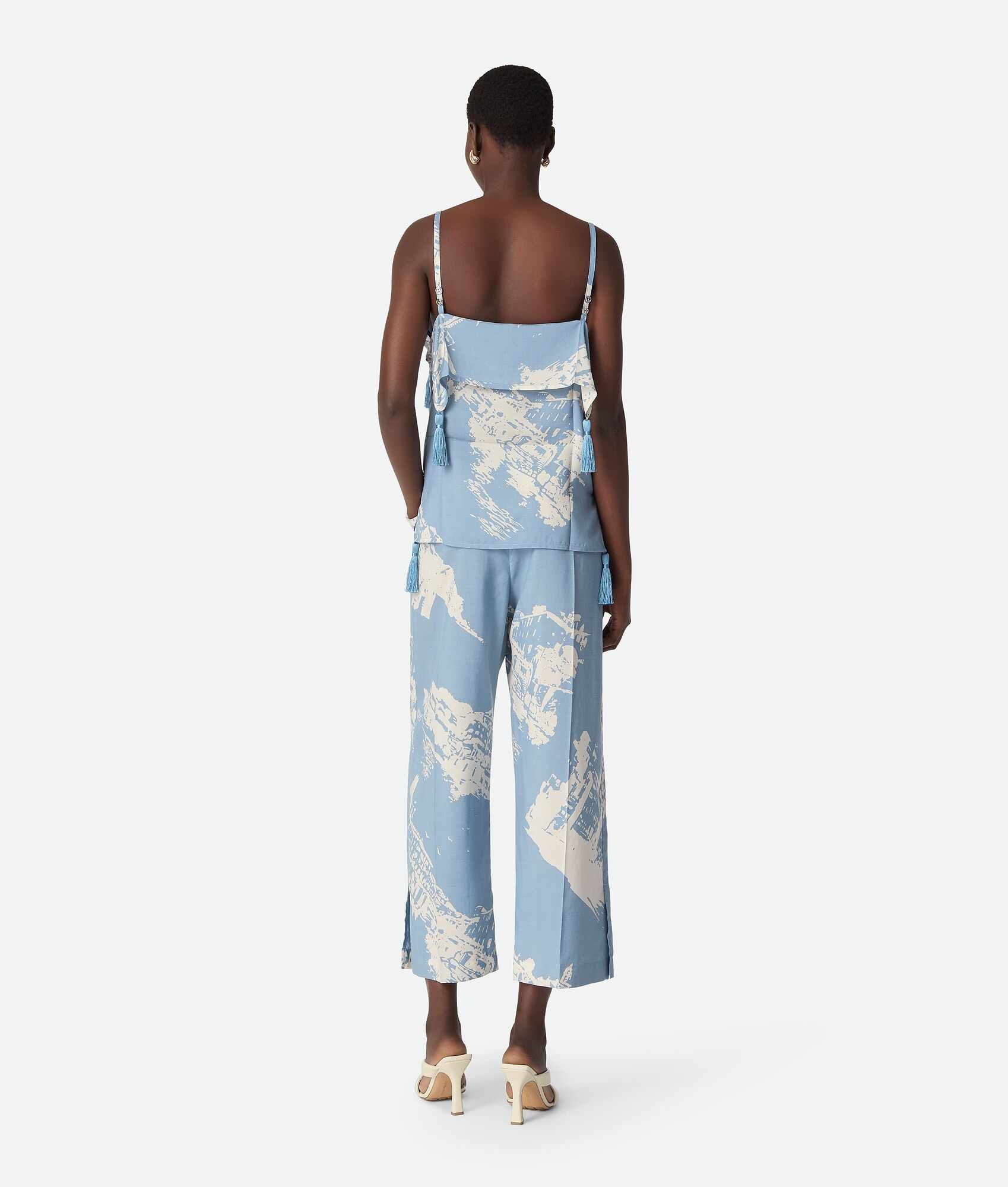 Italian Postcard Silk Top - 3
