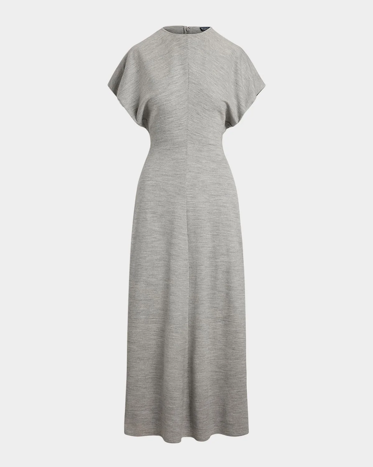 Wool-Blend Dolman Maxi Dress - 1