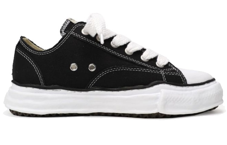 Maison MIHARA YASUHIRO PETERSON OG Sole Canvas Low-top Sneaker 'Black' A01FW702-BLK - 5