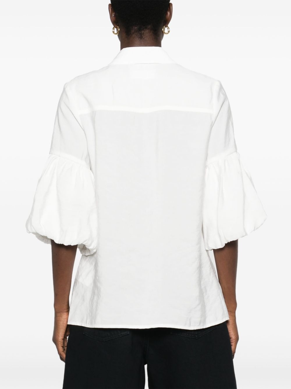 logo-plaque shirt - 4