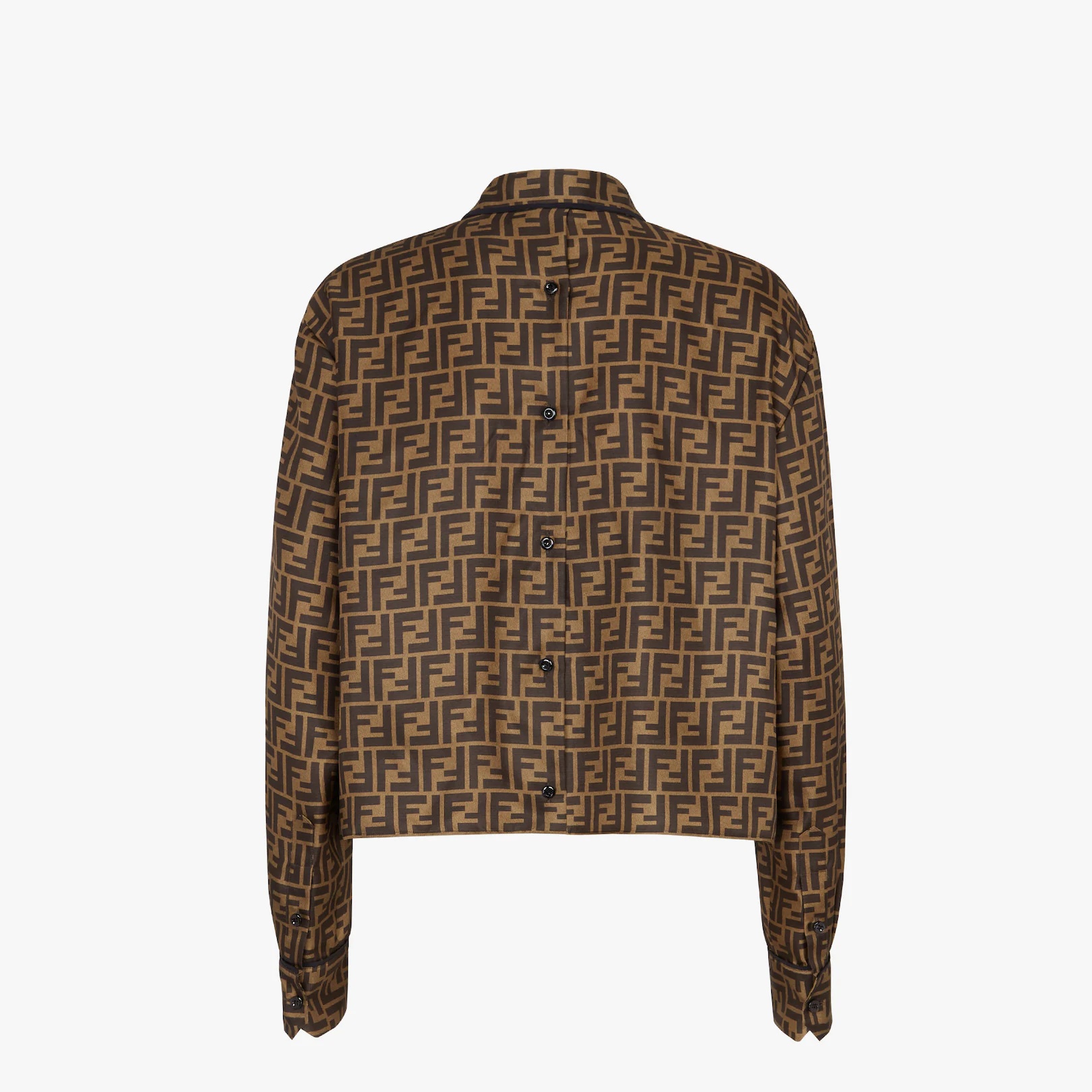 Brown twill shirt - 2