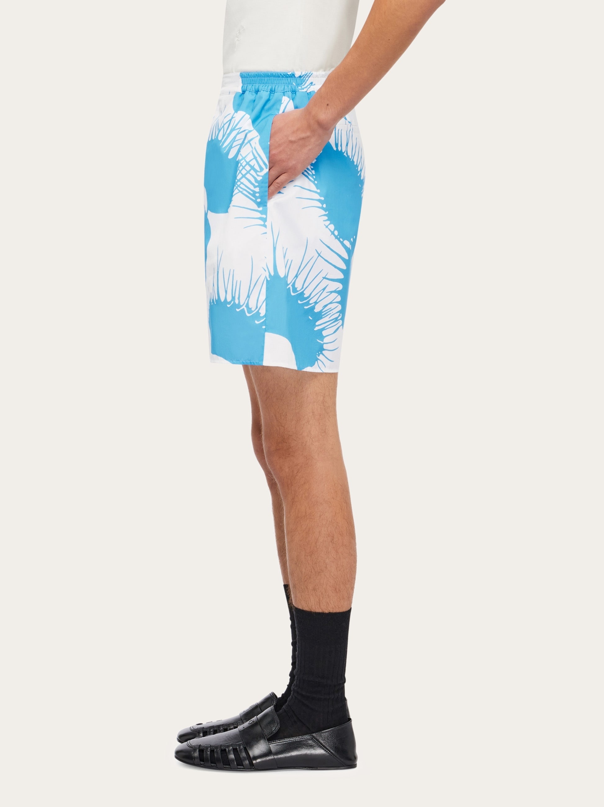 Venus print Bermuda short - 3