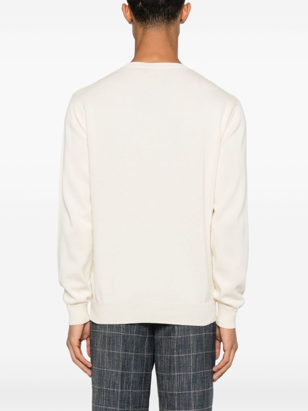 patterned-jacquard sweater - 4