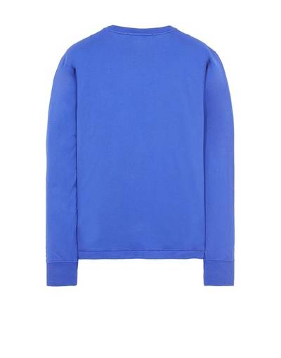 Stone Island 22713 GARMENT-DYED COTTON JERSEY  ULTRAMARINE BLUE outlook