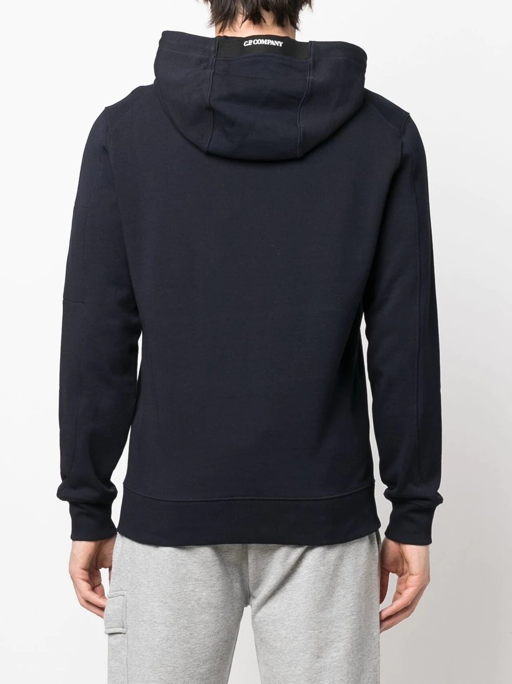 Lens-detailed cotton hoodie - 4