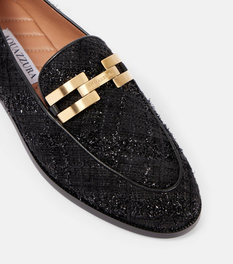 Brandi bouclé loafers 5