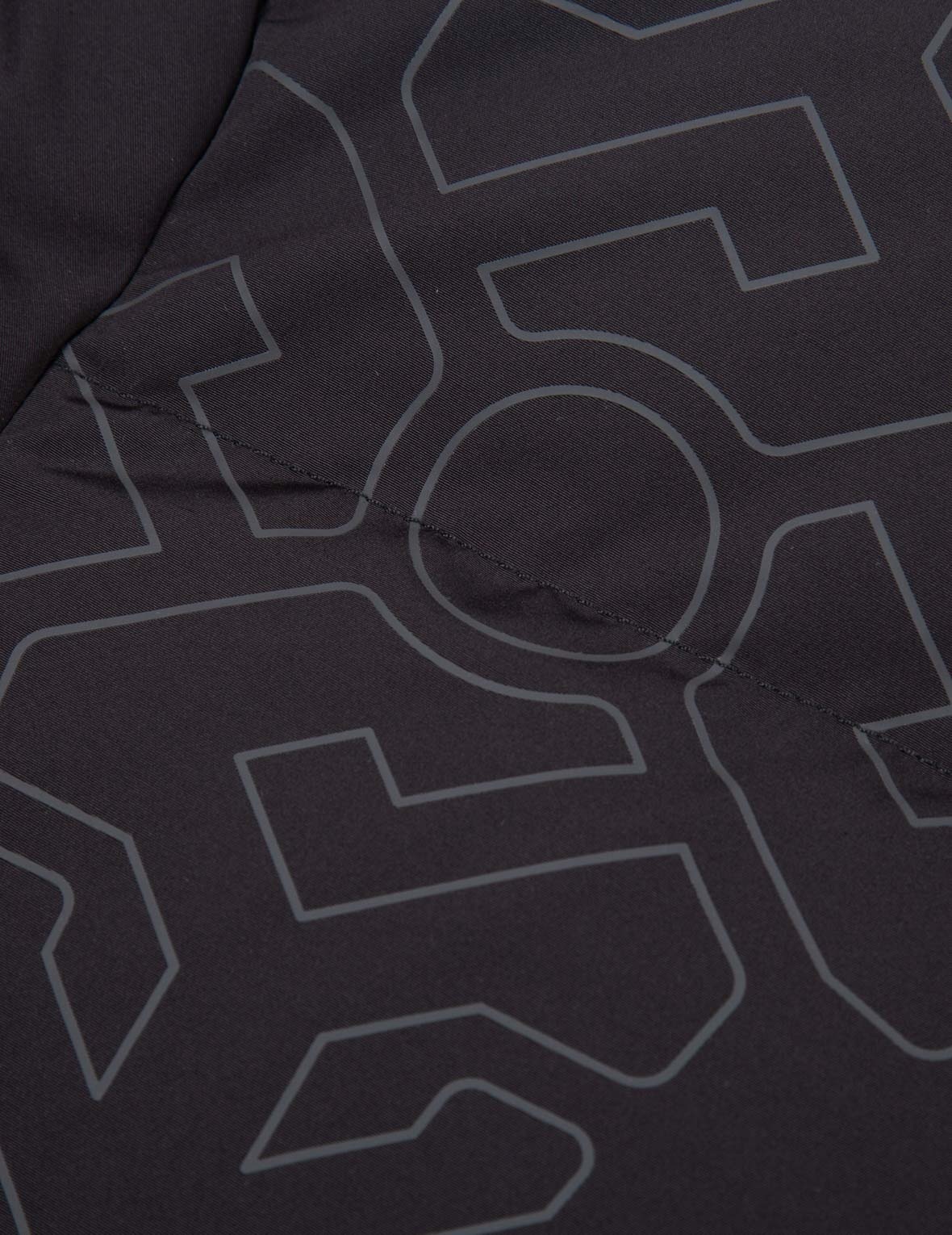 Logo Print Convertible Longline Down Parka - 17