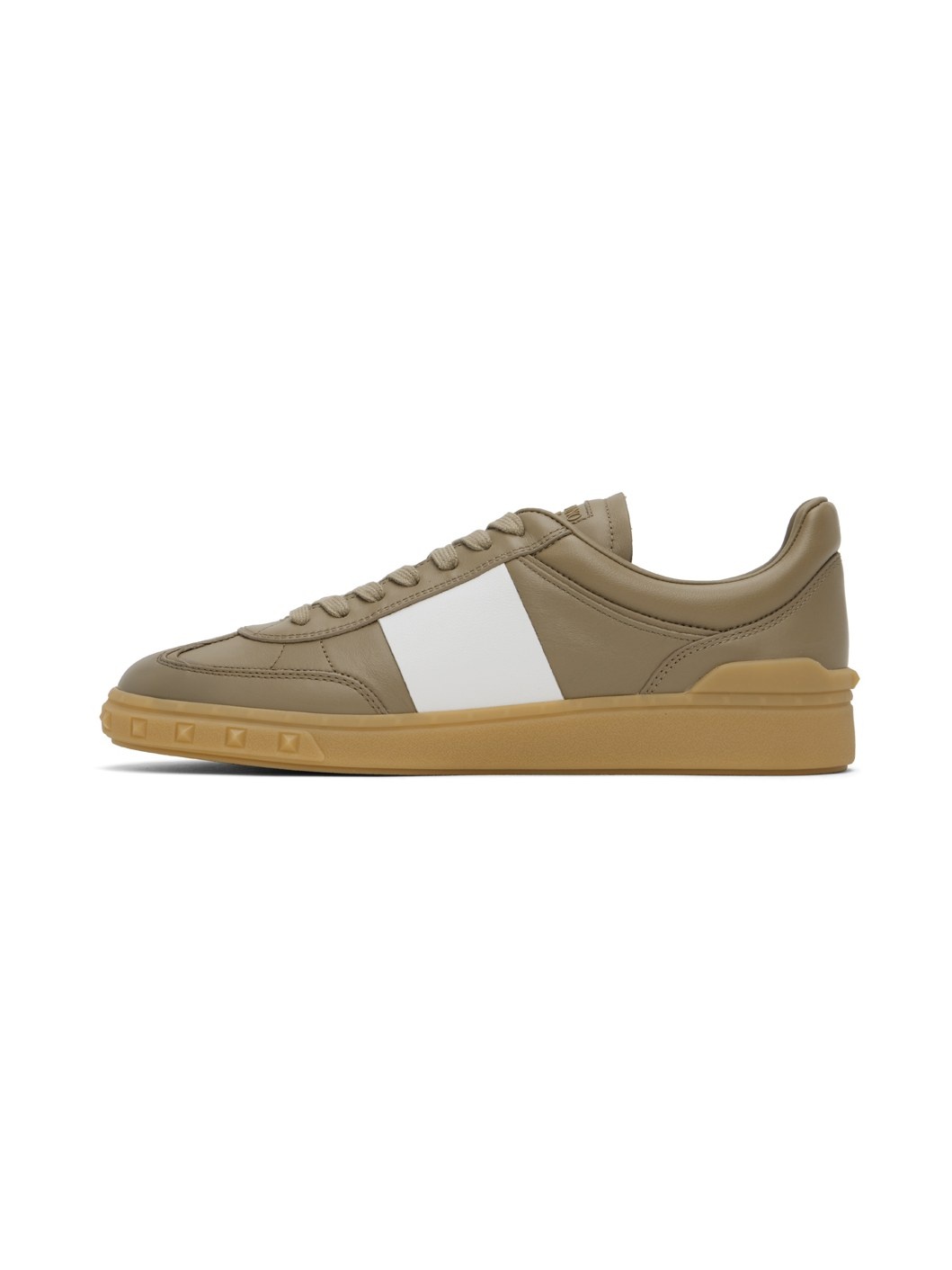 Taupe Upvillage Calfskin Sneakers - 3