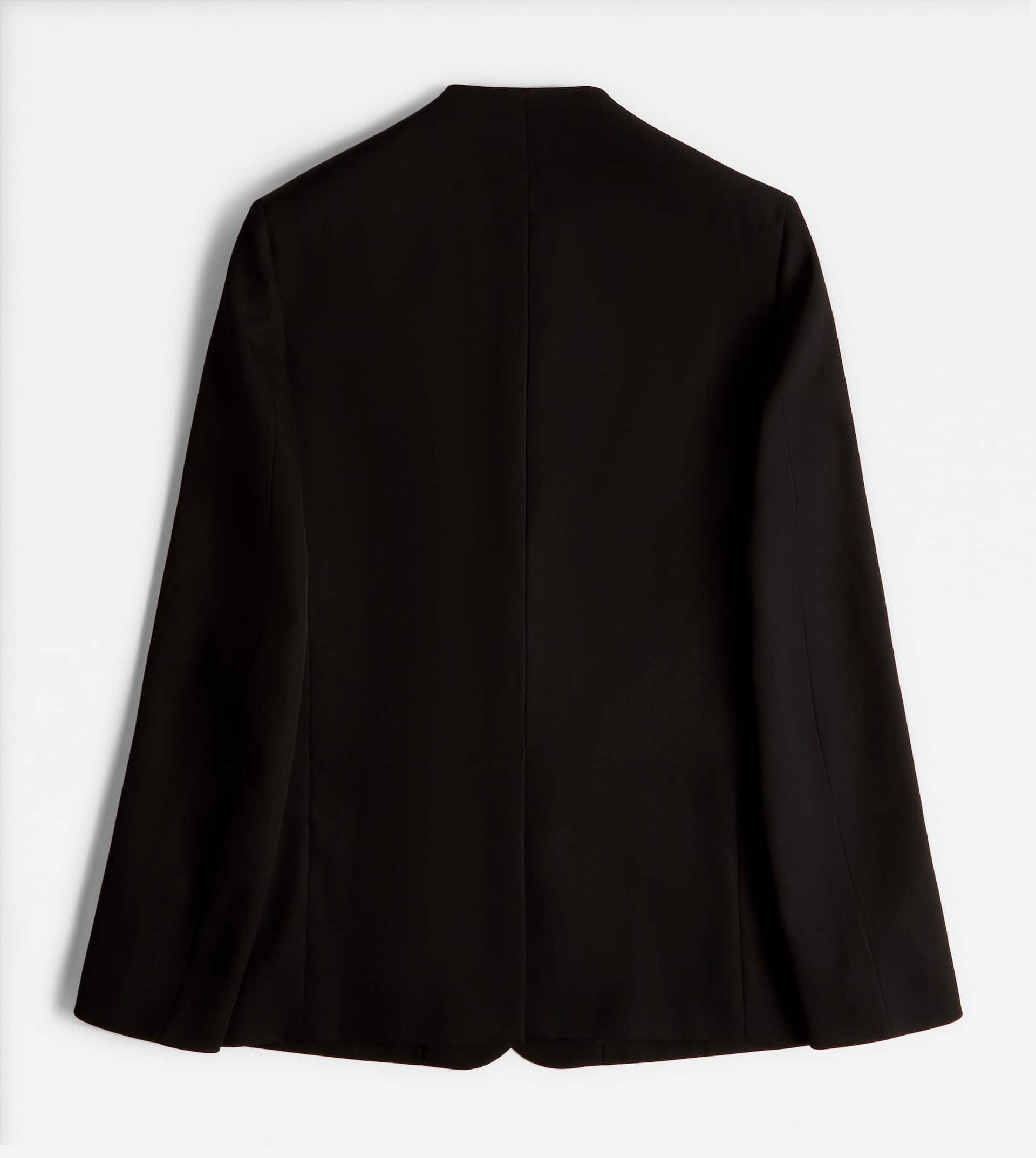 BLAZER IN WOOL - BLACK - 2