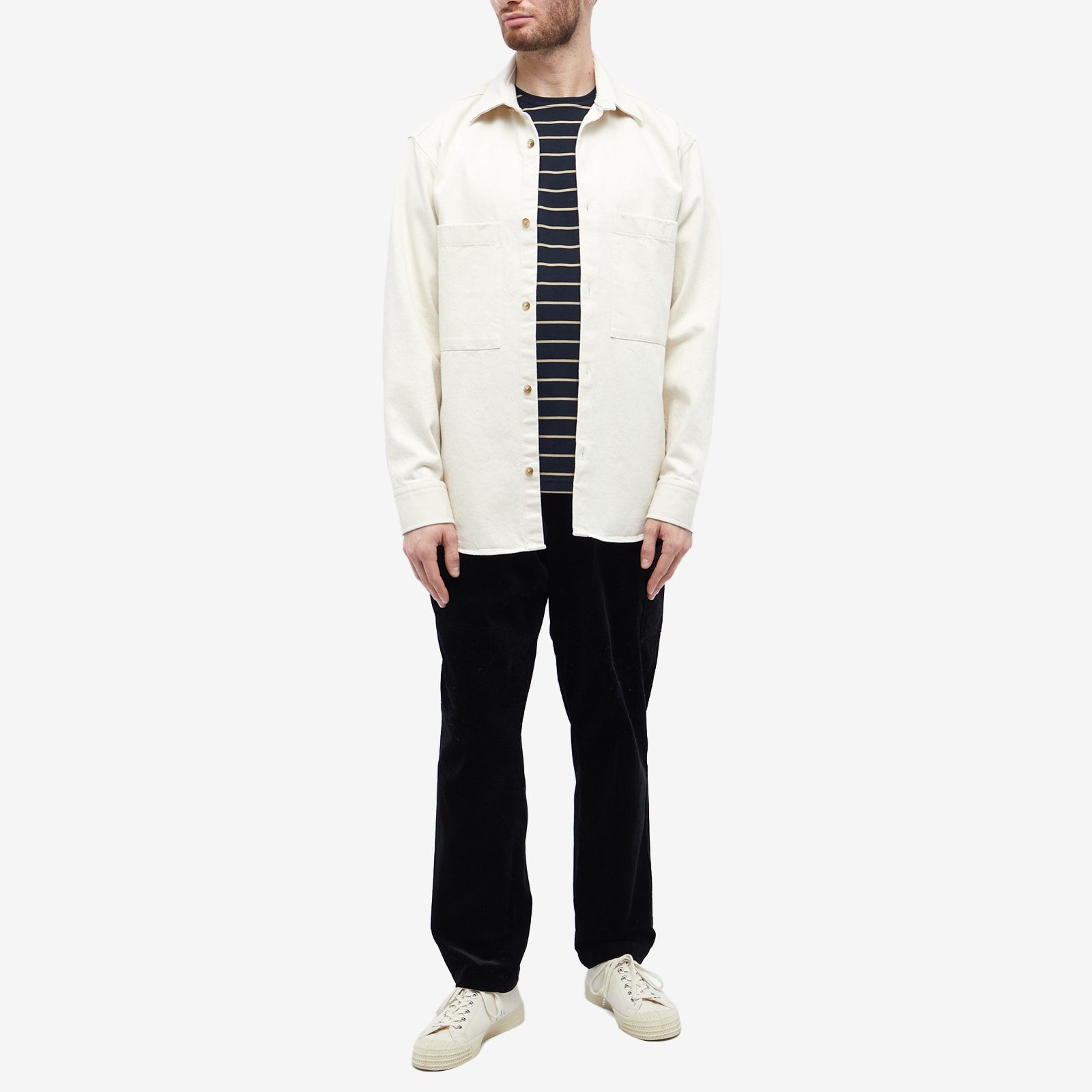 Oliver Spencer Stripe Box T-Shirt - 4