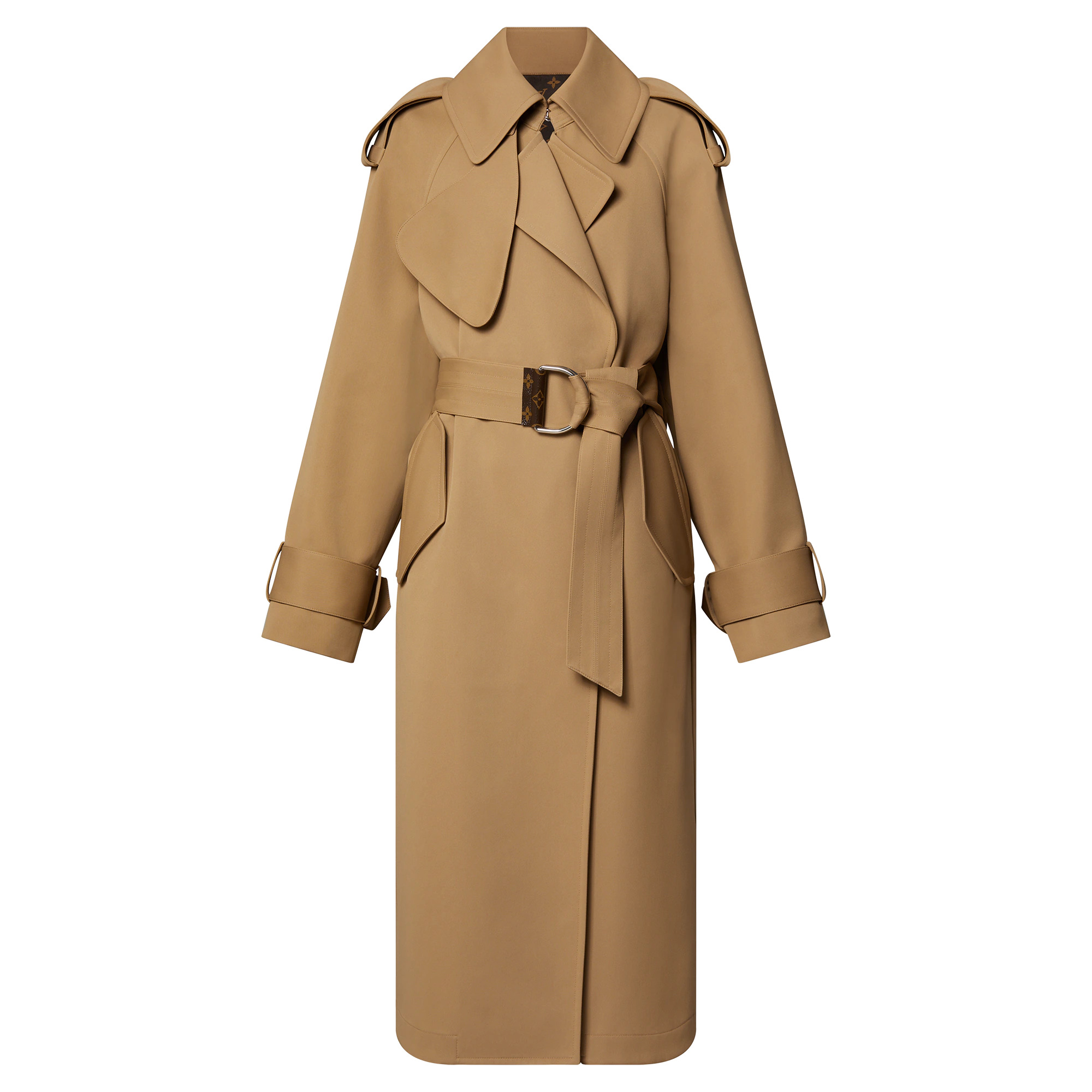 Oversized Detail Trench Coat - 1