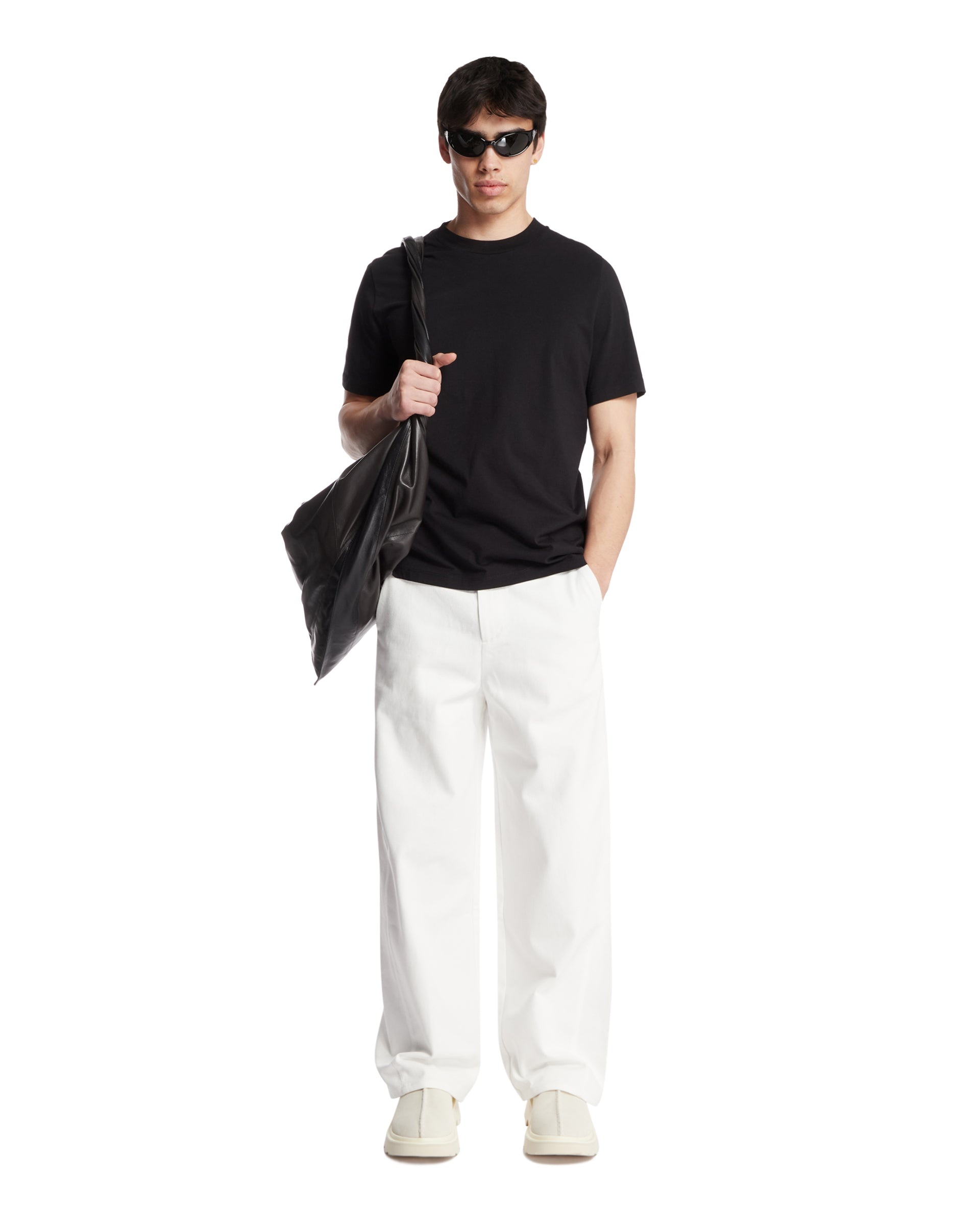 Black Crew Neck T-Shirt - 2