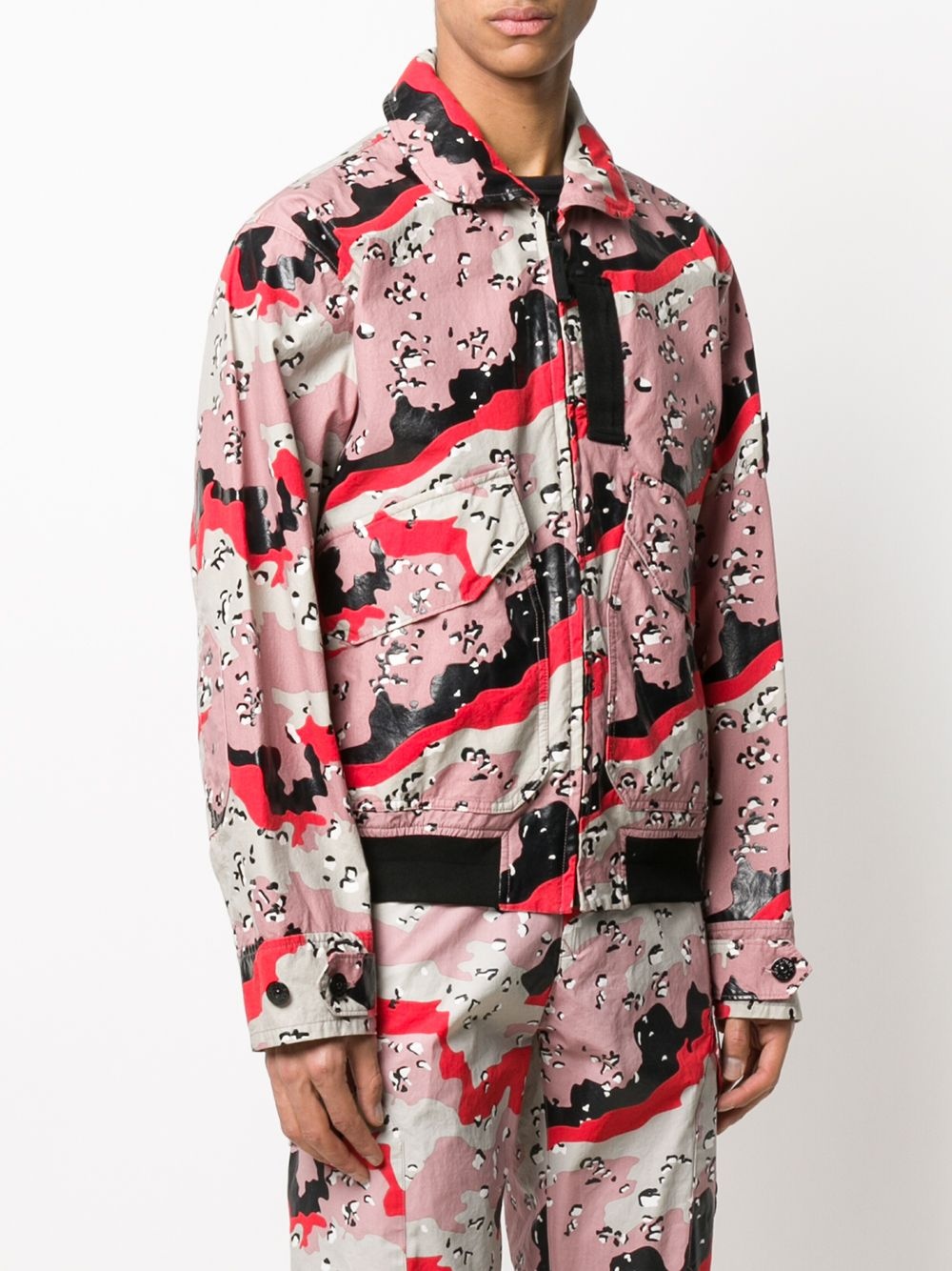 abstract print jacket - 3