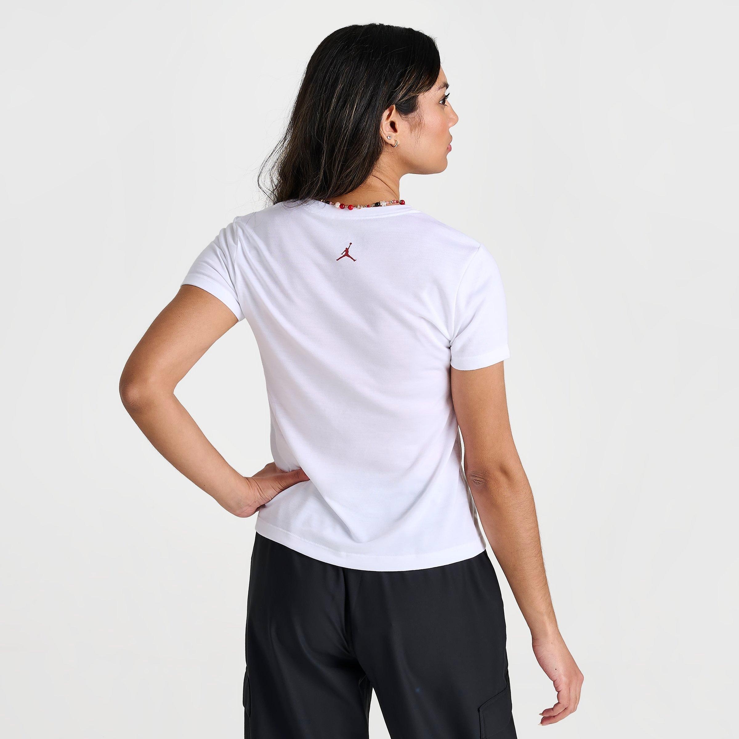 WOMEN'S JORDAN SLIM SHORT-SLEEVE GRAPHIC T-SHIRT - 4