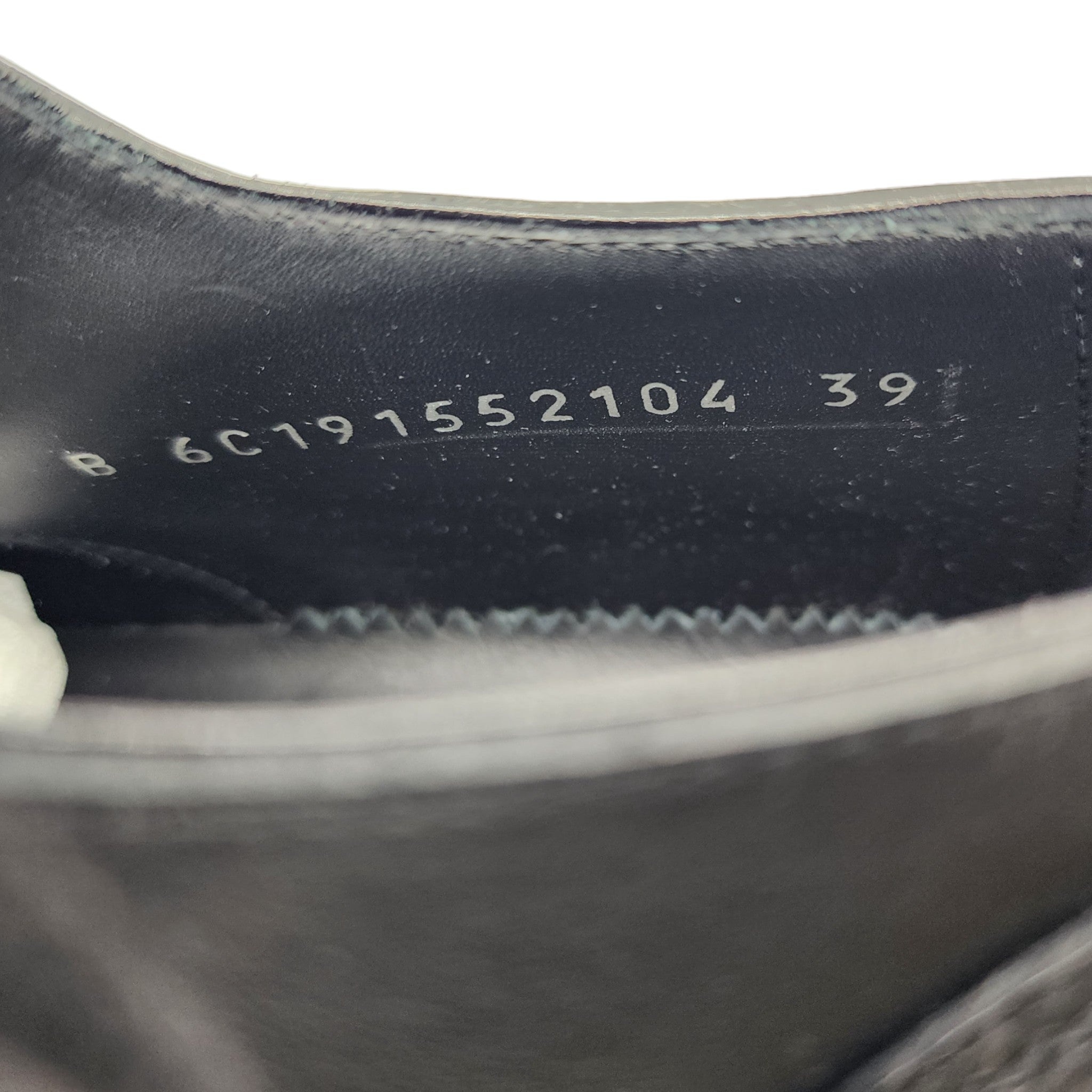 Alexander McQueen Hobnail Derby Shoes - Leather - Black - 7